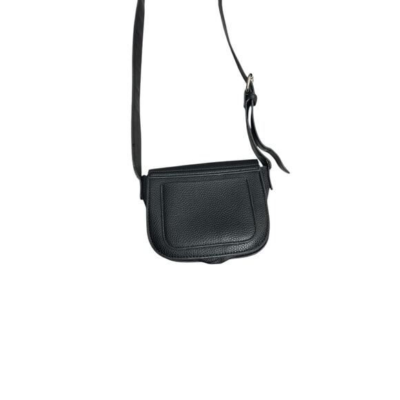 UO Black Mini Saddle Crossbody Bag Flap Pebbled
Faux Leather - Picture 3 of 7
